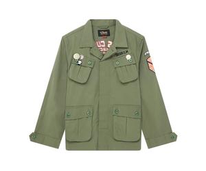 Deus Ex Machina - Power Overshirt - Homme - Vestes - Vert - Taille: S