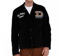 Deus Ex Machina veste d'hiver noir Riders Friend Coach, Noir , M