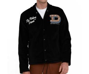 Deus Ex Machina veste d'hiver noir Riders Friend Coach, Noir , M