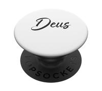 Deus Latin - Mot latin minimaliste pour l'histoire PopSockets PopGrip Adhésif