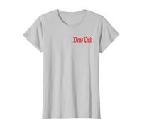 Deus Vault God Will It Templier de Chevaliers en Latin T-Shirt, Femme, Argent, L