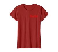Deus Vault God Will It Templier de Chevaliers en Latin T-Shirt, Femme, Canneberge, L