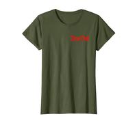 Deus Vault God Will It Templier de Chevaliers en Latin T-Shirt, Femme, Olive, L