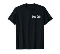 Deus Vault God Will It Templier de Chevaliers en Latin T-Shirt Graphique avec Valeur, Homme, Noir, XL