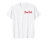 Deus Vault God Will It Templier de Chevaliers en Latin T-Shirt, Homme, Blanc, M