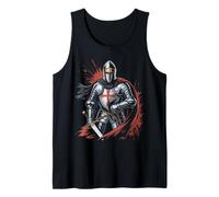 Deus Vult Chevalier Templier médiéval Croisé Débardeur