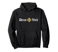 Deus Vult - Chrétien Catholique Guerrier du Christ Sweat à Capuche
