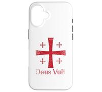 Deus Vult Dieu Le Veut Templier Latin Coque pour iPhone 16