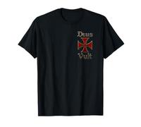 Deus Vult - Epic Catholic Warrior of Christ T-Shirt