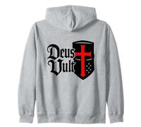Deus Vult! - Guerrier chrétien catholique du Christ Sweat à Capuche