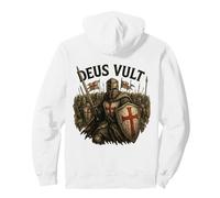 Deus Vult : Guerrier Chrétien du Christ Sweat à Capuche