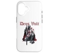 Deus Vult Knights Templar Crusades Coque pour iPhone 16