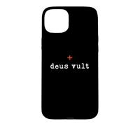 Deus Vult Medieval Templar Knight Croisades Coque pour iPhone 15 Plus
