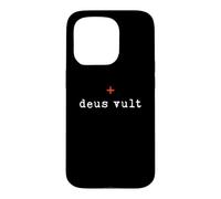 Deus Vult Medieval Templar Knight Croisades Coque pour iPhone 15 Pro