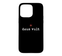 Deus Vult Medieval Templar Knight Croisades Coque pour iPhone 15 Pro Max