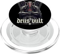 Deus Vult Medieval Templar Knight Croisades PopSockets PopGrip pour MagSafe