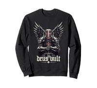 Deus Vult Medieval Templar Knight Croisades Sweatshirt