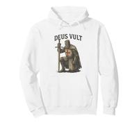 Deus Vult - Mot Latin Minimaliste pour Histoire 001 Sweat à Capuche