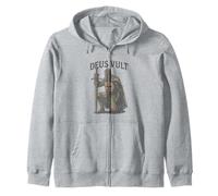 Deus Vult - Mot Latin Minimaliste pour Histoire 001 Sweat à Capuche