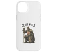 Deus Vult - Mot Latin Minimaliste pour l'histoire - Retour 002 Coque pour iPhone 14 Plus