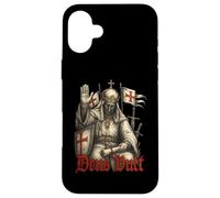 Deus Vult - Roi Baudouin IV de Jérusalem - Croisés Coque pour iPhone 16 Plus