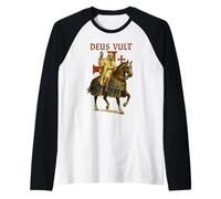 Deus Vult : Roi Baudouin IV - Royaume de Jérusalem Manche Raglan