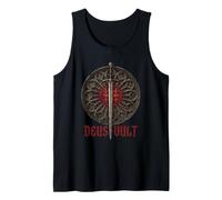 Deus Vult T-Shirt Chevaliers Templiers Croisés Croisade Débardeur