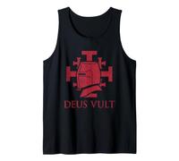 Deus Vult T-Shirt Chevaliers Templiers Croisés Croisade Débardeur