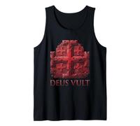 Deus Vult T-Shirt Chevaliers Templiers Croisés Croisade Débardeur