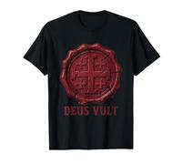 Deus Vult T-Shirt Chevaliers Templiers Croisés Croisade T-Shirt