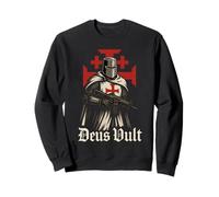 Deus Vult Templar Knight - Soldat of Christ Sweatshirt
