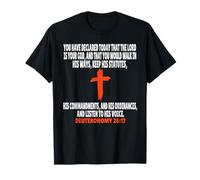 Deutéronome 26:17 Écritures des versets de la Bible T-Shirt