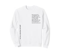 Deutéronome 31:6, JNF, Be Strong and Courageous, Christian Sweatshirt