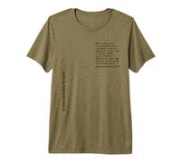 Deutéronome 31:6, JNF, Be Strong and Courageous, Christian T-Shirt Haut de Gamme