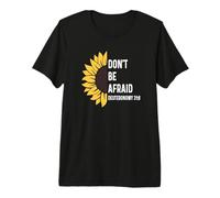 Deutéronome 31:8 31 8 Dieu Jésus Christian Don't Afraid T-Shirt Haut de Gamme