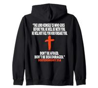 Deutéronome 31:8 Écritures des versets de la Bible Sweat à Capuche