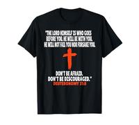 Deutéronome 31:8 Écritures des versets de la Bible T-Shirt