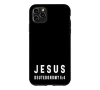 Deutéronome 6:4 6 4 Foi Dieu Jésus Dieu Chrétien Israël Coque pour iPhone 11 Pro Max