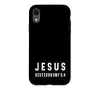 Deutéronome 6:4 6 4 Foi Dieu Jésus Dieu Chrétien Israël Coque pour iPhone XR