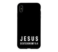 Deutéronome 6:4 6 4 Foi Dieu Jésus Dieu Chrétien Israël Coque pour iPhone XS Max