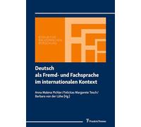 Deutsch als Fremd- und Fachsprache im internationalen Kontext: Festschrift für Thorsten Roelcke zum 60. Geburtstag