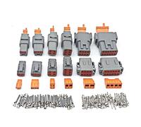 Deutsch DTM 2-12P DTM06-2/3/4/6/8 / 12S DTM04-2/3/4/6/8 / 12P 20-2 4AWG Connecteur étanche Connecteur Automobile Bouchon scellé Automobile avec PINS