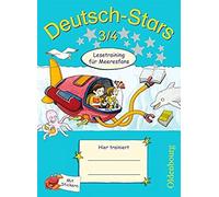 Deutsch-Stars 3/4. Lesetraining Für Meeresfans