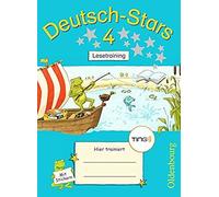 Deutsch-Stars - Bookii-Ausgabe - 4. Schuljahr. Lesetraining - Übungsheft Mit Lösungen