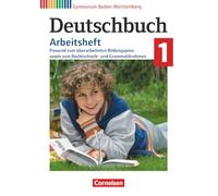 Deutschbuch Gymnasium Band 1: 5. Schuljahr. Baden-Württemberg - Bildungsplan 2016 - Arbeitsheft mit Lösungen