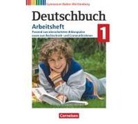 Deutschbuch Gymnasium Band 1: 5. Schuljahr. Baden-Württemberg - Bildungsplan 2016 - Arbeitsheft Mit Lösungen
