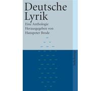 Deutsche Lyrik; Eine Anthologie