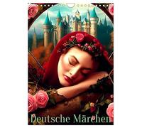 Deutsche Märchen (Wandkalender 2026 DIN A4 hoch), CALVENDO Monatskalender: Mit KI erstellte fantastische Märchenmotive