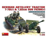 Deutsche T-70+76,2mm Fk 288 Mit Crew - 1:35e - Miniart
