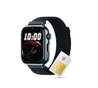 Deutsche Telekom SaveFamily SaveWatch 2 Montre Connectée Enfant - Black Night, Noir avec Bracelet Textile